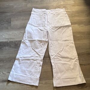 Wide Leg White Women’s Jeans